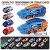 Transform Toy Car, Catapult Toy Car Combination - Color Box Packaging - Suitable for Boys and Girls As Gifts