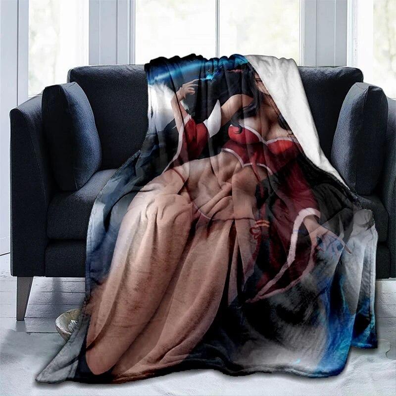 Hot Body Anime Sexy Girl Modern Blanket Flannel Soft Plush Sofa Bed Throwing Cartoon Blankets for Beds Gifts Dropshipping