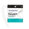 Ортодонтические дуги OrthoMetric Flexy NiTi Super Elastic Esthetic с родиевым покрытием - Круглые (10/шт.)