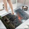 Dinosaurs Volcanic Disaster Carpet Rug Soft Washable Antislip Home Living Room Sofa Mats Personalized Christmas Rug