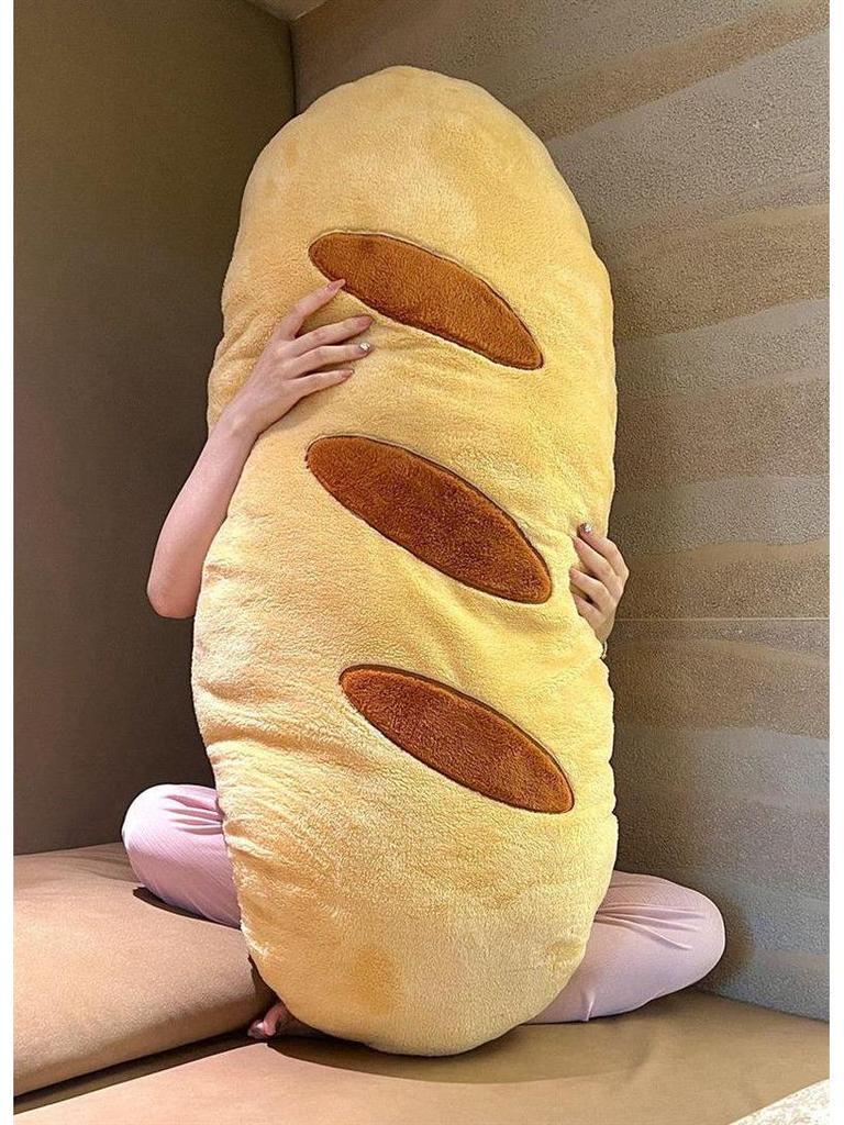 Baguette Bread Backrest Pillow: Cozy Waist Cushion & Playful Dorm Decor