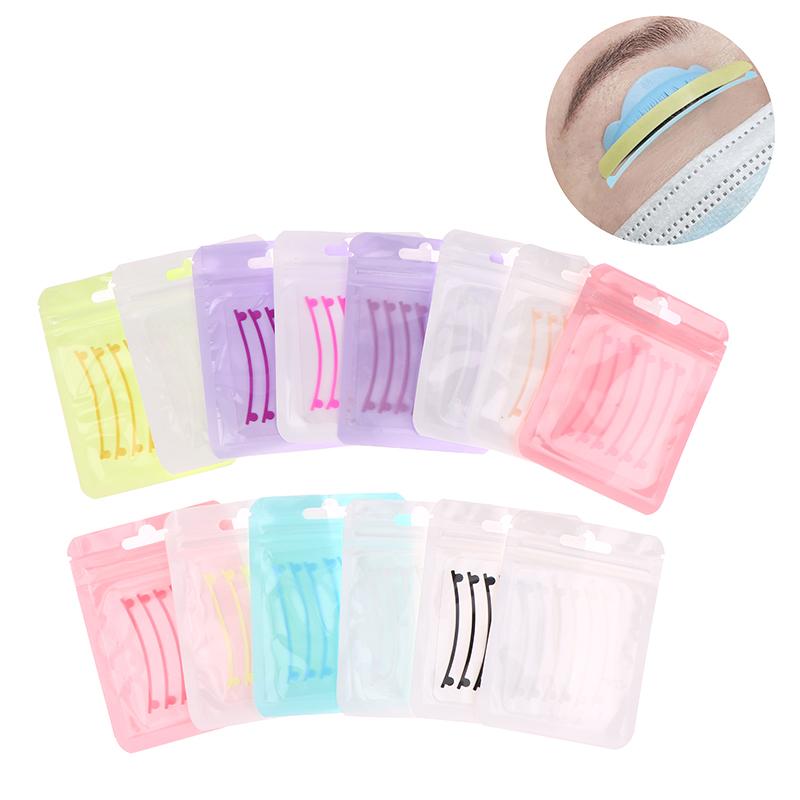 6 шт. Силиконовые полоски для ламинирования ресниц Многоразовые подушечки для завивки ресниц Лента для перманентной завивки Принадлежности для наращивания ресниц Инструмент для макияжа