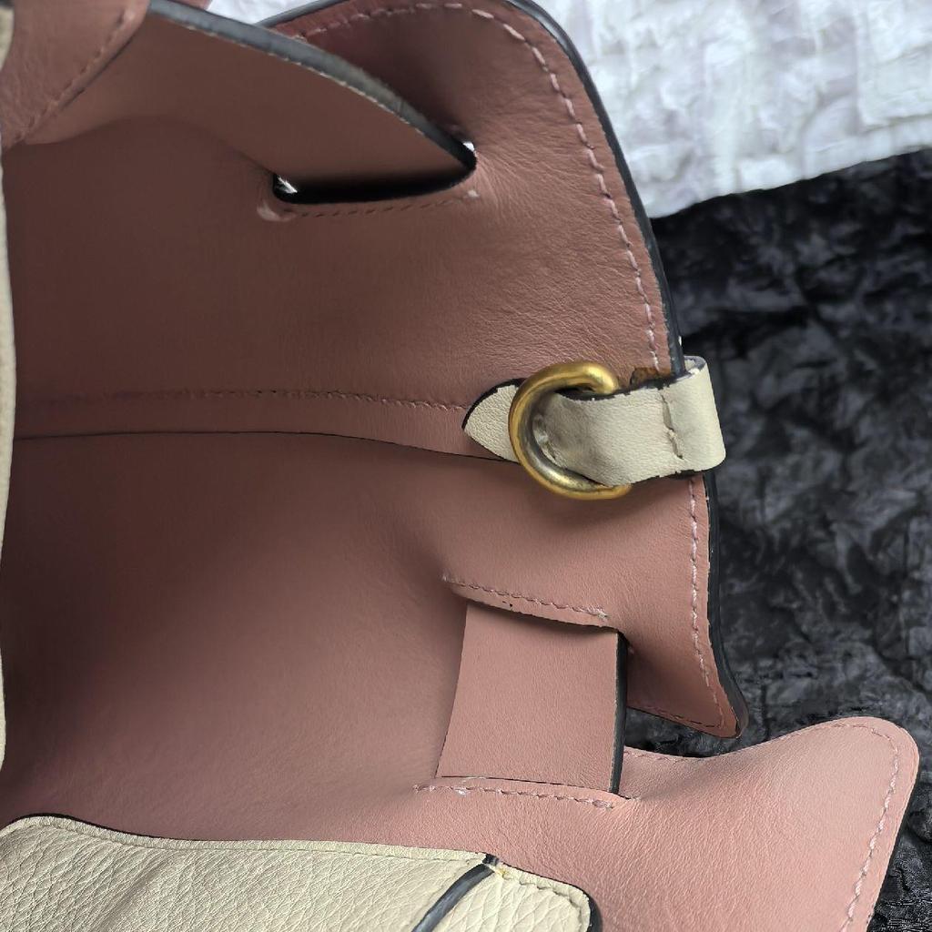 [Pre-Owned] Ros Leather Strap Calfskin Shoulder Crossbody Handbag - Very Good #H119E5