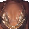 Fashion Rhinestone Bra Chain Sexy  Bikini Body Chain Women Jewelry