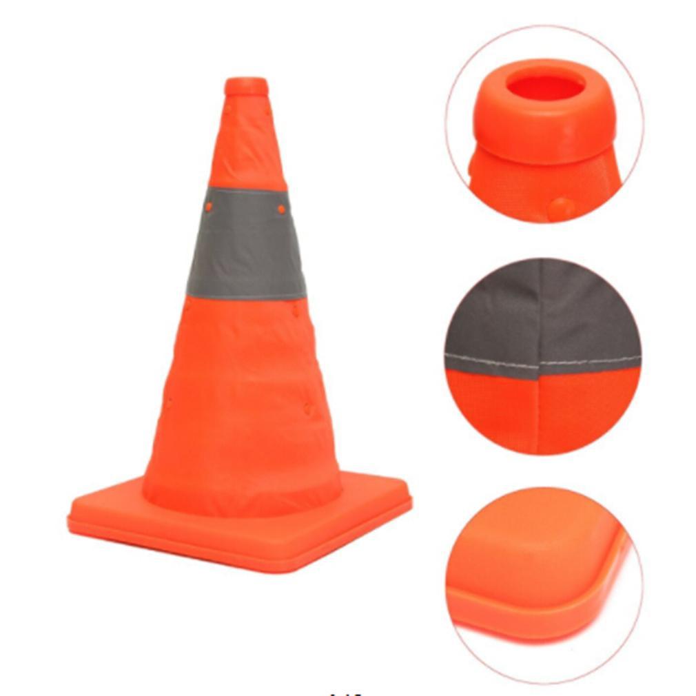 1PC Folding Collapsible Light Up Traffic Multi Purpose Pop Up Reflective Safety Cone