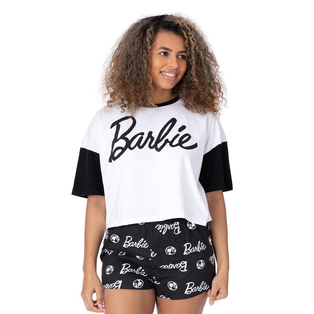 barbie Женский/женский комплект коротких пижам