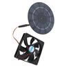 10W Solar Powered Exhaust Fan Monocrystalline Silicon Solar Panel Fan Ventilator Kit for Pet House