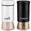 2pc Salt and Pepper and Condiment Storage Container Shakers Set Cute Modern Farmhouse Kitchen Decor for Home Restaurants Wedding