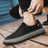 Мужские летние мокасины на платформе, повседневные спортивные теннисные кроссовки для мужчин 2024 года, удобная сетчатая обувь для походов на открытом воздухе