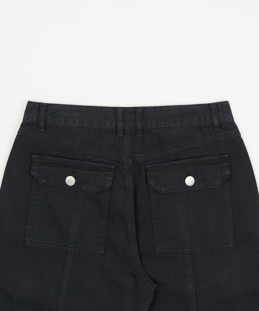 EXCONTAINER Vintage Dyed Cargo Pants (Black)