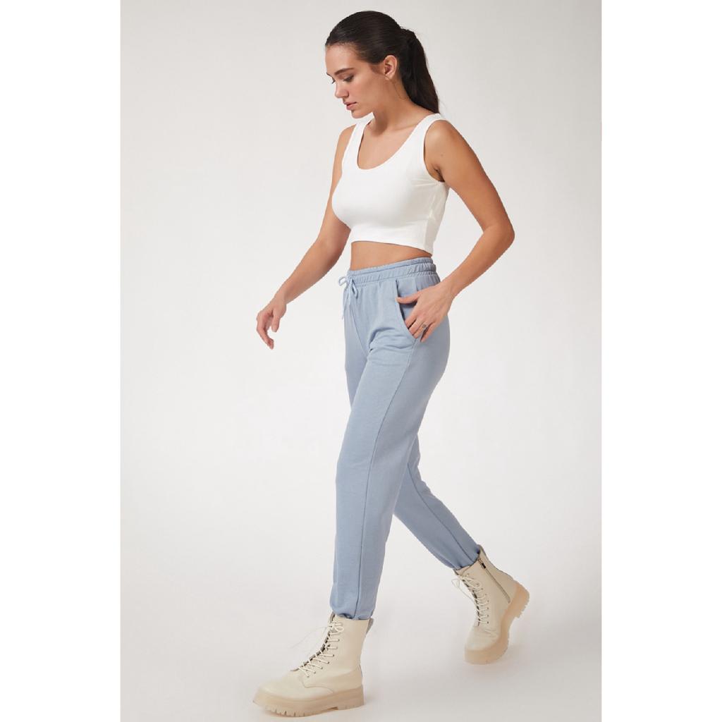 Women's Gray Pocket Sweatpants Cr00327