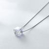 New Fashionable Simple Square Sugar Pendant Korean Edition Necklace Clavicle Chain Necklace