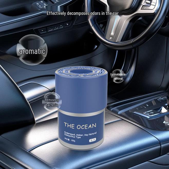 Cat Star Premium Car Air Freshener: Solid Balm Ornament for Odor Elimination