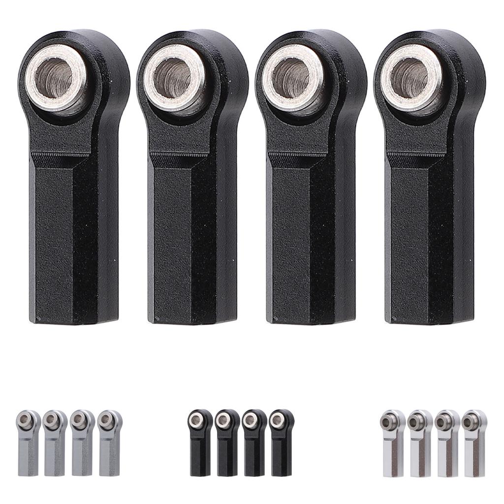 4PCS Metal Ball Joint Alloy for 1/10 Model Car 7.0mm Diameter M4 Thread RC Car Ball Joint 4 Straight