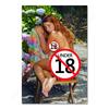 Винтажный Металлический Настенный Знак Pin-up Girl Ретро Декор 20x30см