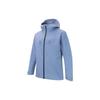 Solid Color Water Shell Zipper Hooded Long Sleeve Jacket Men Jacket Gray Blue 952337604-3