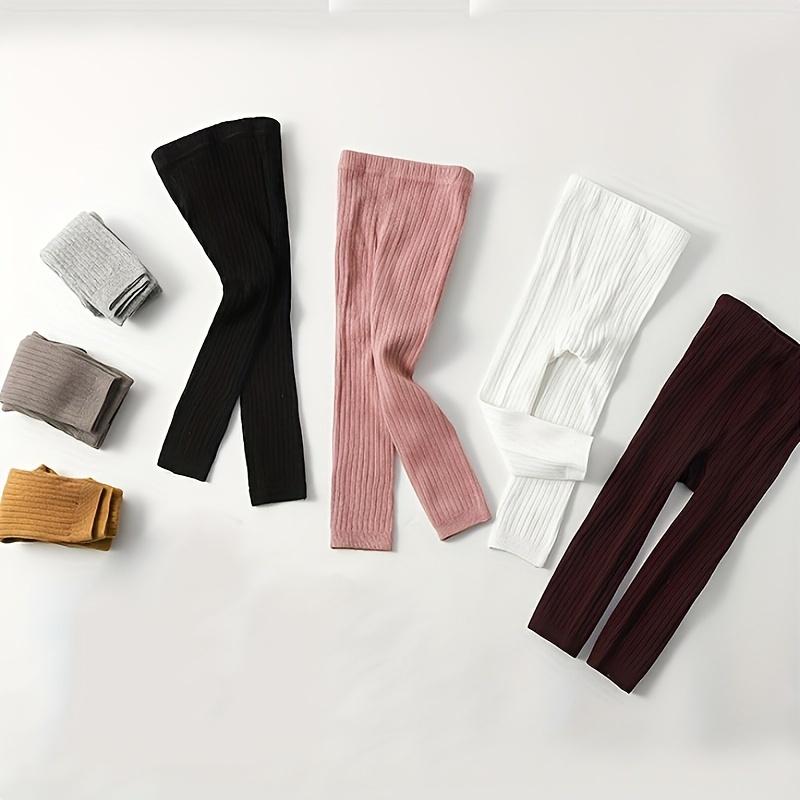 1 пара теплых детских штанов, удобный универсальный детский комбинезон, носки, вязаное термобелье с 9 точками для девочек, детские колготки