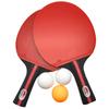 Portable Table Tennis Racket Set with 2 Rackets and 3 Ping Pong Includes Storage Easy To Use Table Tennis Table Tennis Table Tennis Balls Balls, Bag,