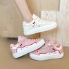Pink Platform Bread Shoes Female Cartoon Spring New Chic Niche Design Cute Student Sports Board Shoes