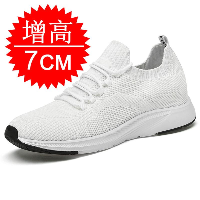 Man Mesh Sports Breathable Casual Shoes Invisible Inner Height-increasing Shoes Shoes Soft-soled Running Shoes Increasing Shoes