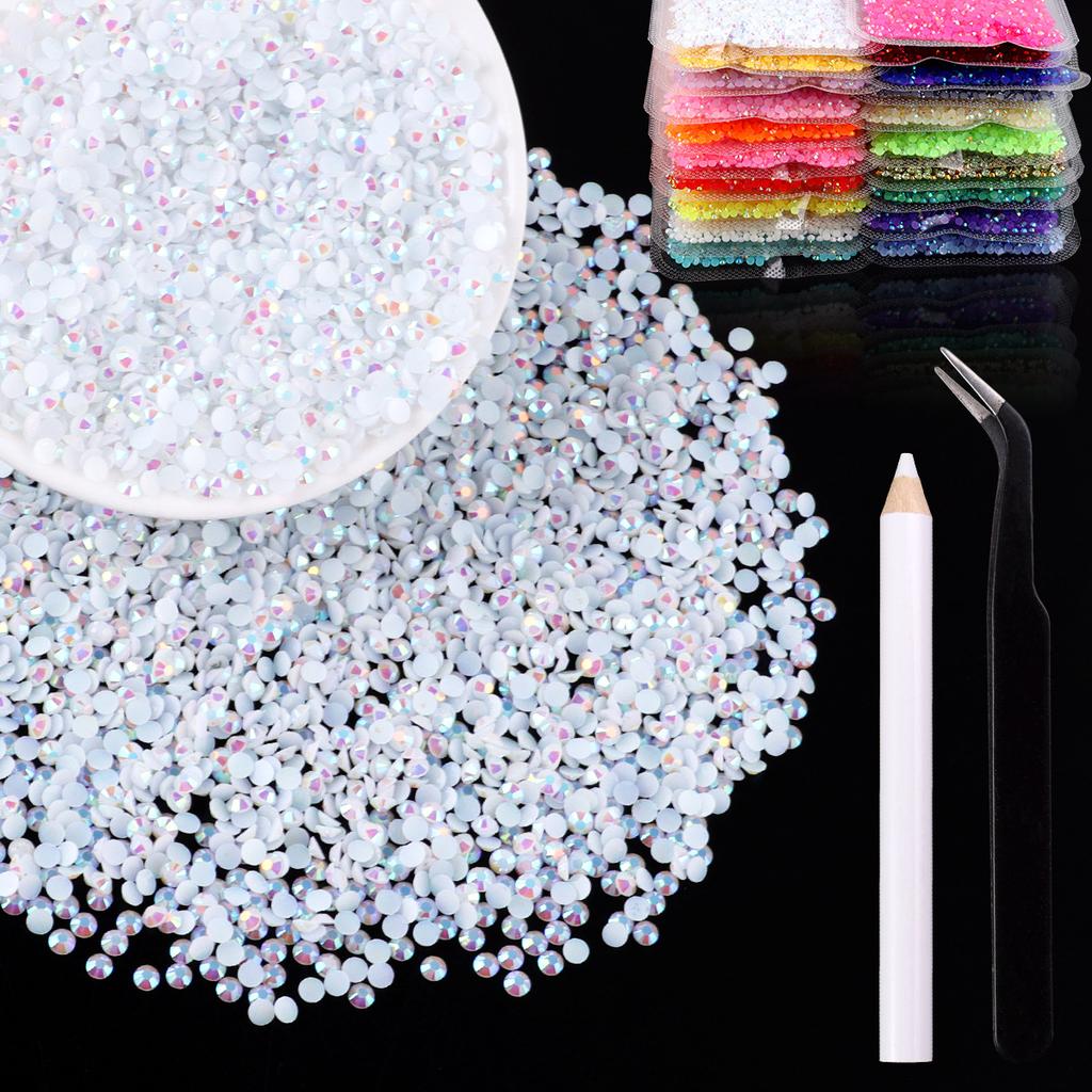 2Mm3Mm4Mm Flat Bottom Resin Drill Diy Handmade Mobile Phone Case Beauty Sticker Drill