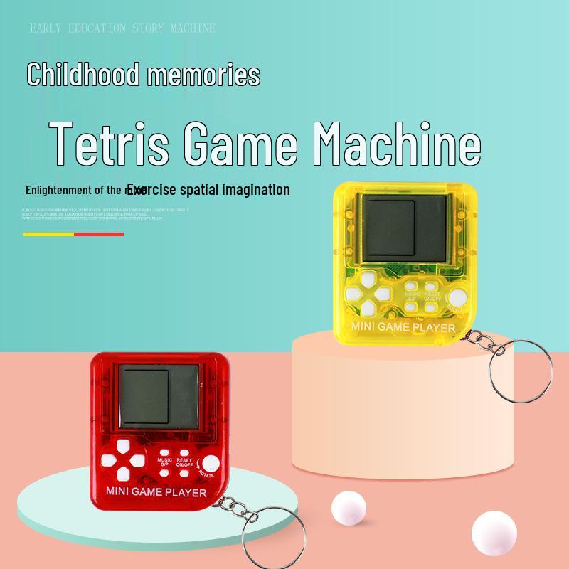 Ретро Мини-консоль Тетрис для детей - Ностальгическая автономная игрушка-подарок