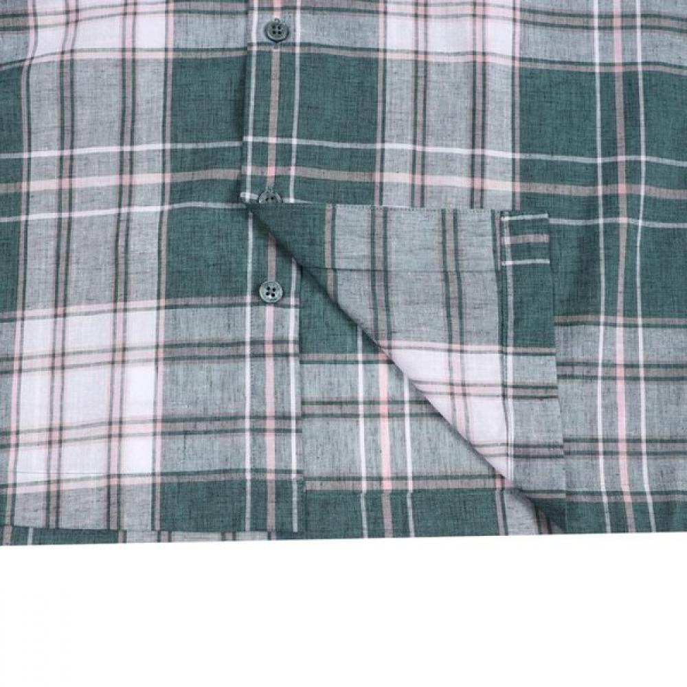 DakS Men S Linen Blend Big Check caSual Shirt Regular Fit dmS3Shcl140e1