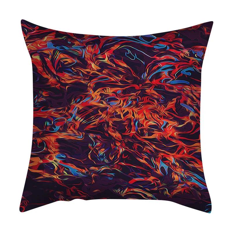 Диван, автомобильное сиденье, декор, домашний стул, чехол для подушки, абстрактный нерегулярный рисунок чернил, мраморная подушка