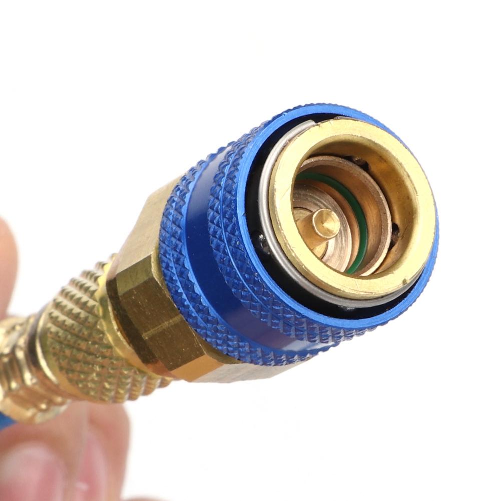 Шланг для заправки R134A с измерителем, пробойник для баллона, манометр, трубка для заправки хладагента, трубка для заправки хладагента, трубка с манометром для заправки хладагента