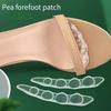 New GEL Forefoot Non-slip Pads Women Sandals Shoes Insole Comfort Silicone Insoles for Feet Shock Absorption Shoe Pad Foot Care
