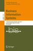 The Business Information Systems : 17th International Conference, BIS 2014, Larnaca, Cyprus, May 22-23, 2014, Proceedings : 176 Book