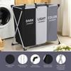 Thickened Oxford Cloth Foldable Laundry Basket - Moisture-Proof Dirty Clothes Hamper for Bathroom and Bedroom