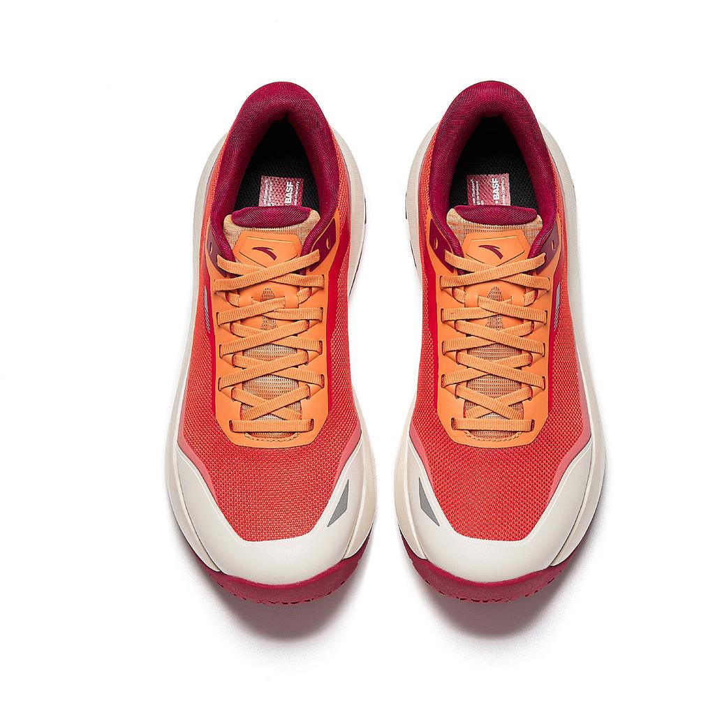 Anta Ветер и дождь Резиновая подошва Износостойкие Легкие Низкие Повседневные Городские Кроссовки для бега Мужские кроссовки Серо-оранжевые 912615556-4