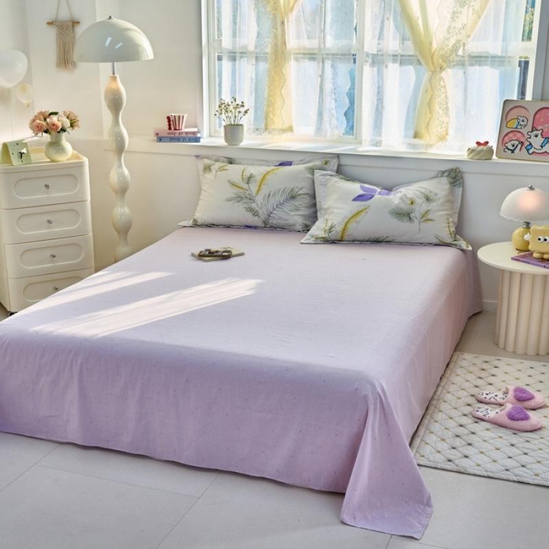 Хлопковая простыня цельная 100 хлопок стеганое одеяло односпальное твил студенческое общежитие односпальное двуспальное домашнее хозяйство чистый хлопок накладка производитель оптом