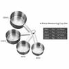 Engraved Mark Measuring Spoons Stainless Steel Baking Measure Scoop Measuring Cups  Kitchen Prep