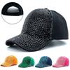 Breathable Rhinestones Baseball Caps Adjustable Sunscreen Hats Luxury Sun Hat  For Women Girls