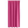 Blackout Curtains with Rings 2 pcs Light Pink