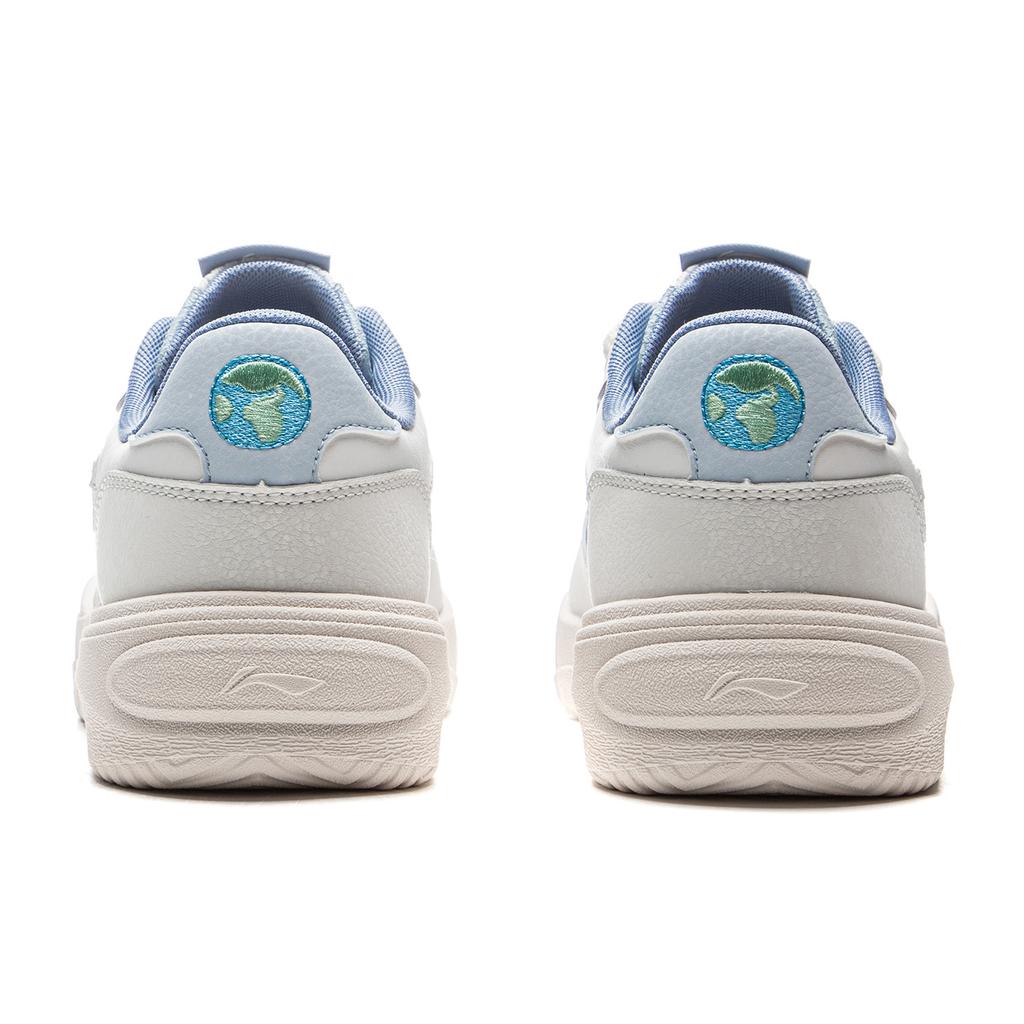 Li-Ning Удобная Модная Прочная Нескользящая Низкая Повседневная Обувь Женские кроссовки Белый Серый Синий AGCU582-1