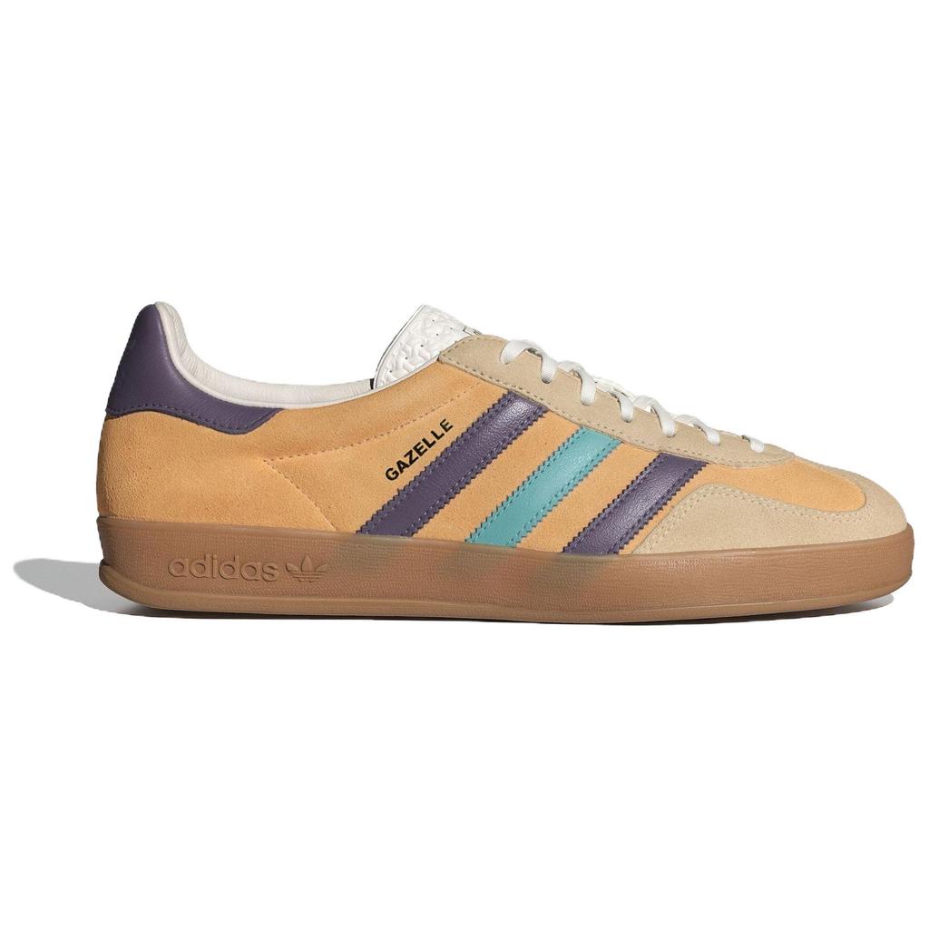 adidas Gazelle Indoor Glow Orange Shadow Фиолетовые кроссовки унисекс Off-White IG1636