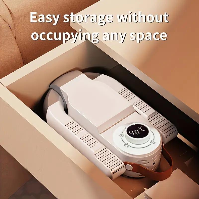 1 шт. Сушилка для обуви, сушилка для ботинок, портативная многофункциональная складная, контроль температуры, регулировка времени ультрафиолета, устранение запахов, подходит для всех видов обуви