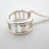 [Used] TIFFANY 925 Open Atlas Pendant/Necklace/j14-4