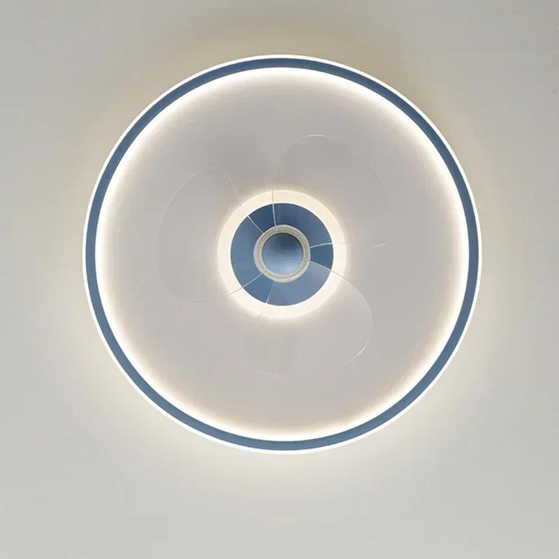 Минималистский потолочный вентилятор с дистанционным управлением для домашнего декора спальни потолочные светильники потолочный вентилятор украшение гостиной светодиодное освещение