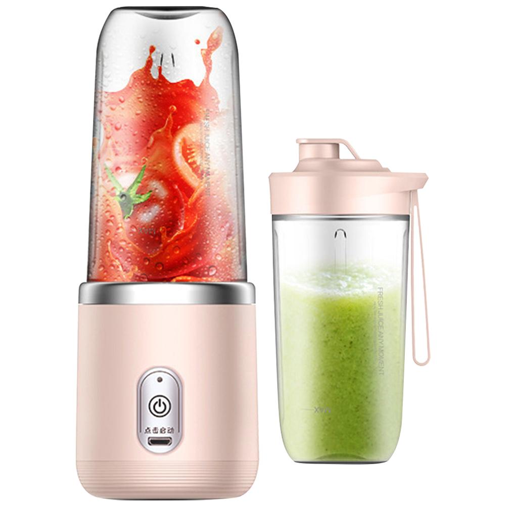 400ML Electric Juicer Mini Portable Blender Fruit Mixers Juice Extractor USB Rechargeable Smoothies Blender Juice Maker Machine