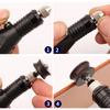 8Pcs Electric Polished Rod Black Sandalwood DIY Hand Made Leather Craft Polishing Tool