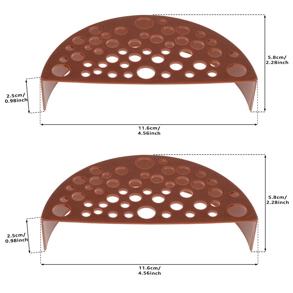 4/2Pcs Shrimp Breeding Protector Plastic Fish Tank Decoration Aquarium Shelter 11.6x5.8x2.5cm Reusable Fish Shrimp Breeding Cave