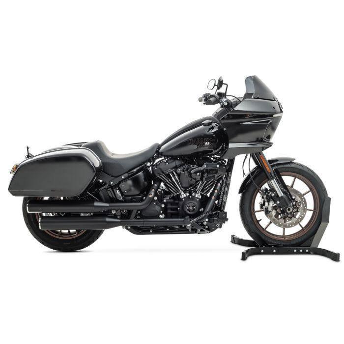 Жесткие кофры - Craftride HB14 - Совместимы с Harley Davidson Low Rider 2018-2025 - 25 л - Черный глянцевый