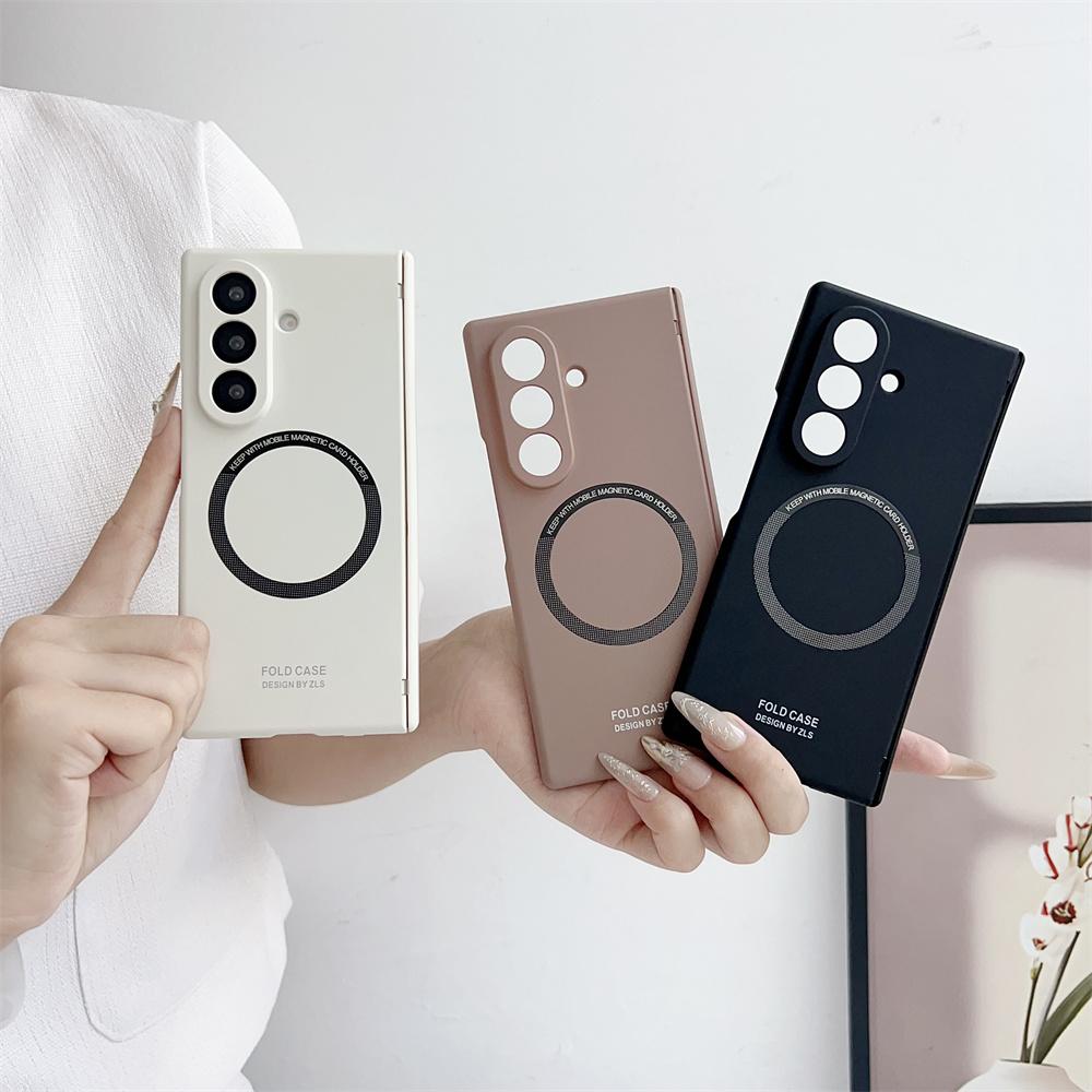 Для Samsung Galaxy Z Fold7 5G Чехол Твердый ПК Чехол для телефона Совместимый с MagSafe