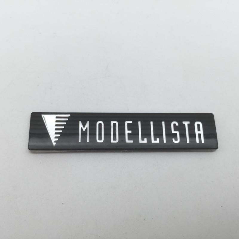 1 шт. для автомобиля MODELLISTA Передний сплиттер Маленькая наклейка на решетку Радиатора Крыло боковое заднее Значок на багажник Наклейки наклейки стайлинг авто Аксессуары