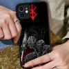 Comic Cool Berserk Matte Translucent Phone Case For Iphone 16 ProMax 15 14 13 12 11 X XS PRO Plus