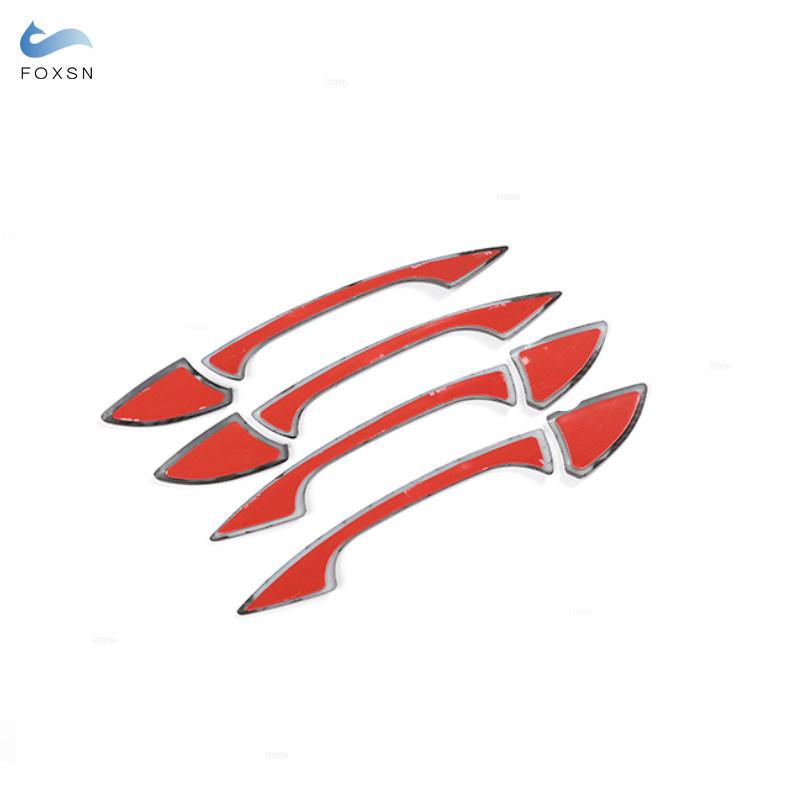 For Mercedes Benz B C E Class W246 W204 W212 2010-2015 GLK ML X204 W166 ABS Carbon Fiber Car Exterior Door Handle Cover Trim